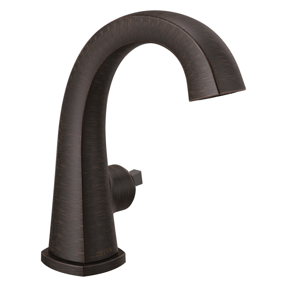 DELTA® Stryke™ Bathroom Faucet, 1.2 gpm at 60 psi Flow Rate, 5-1/2 in H Spout, 1 Handle, Metal Pop-Up Drain, 1 Faucet Hole