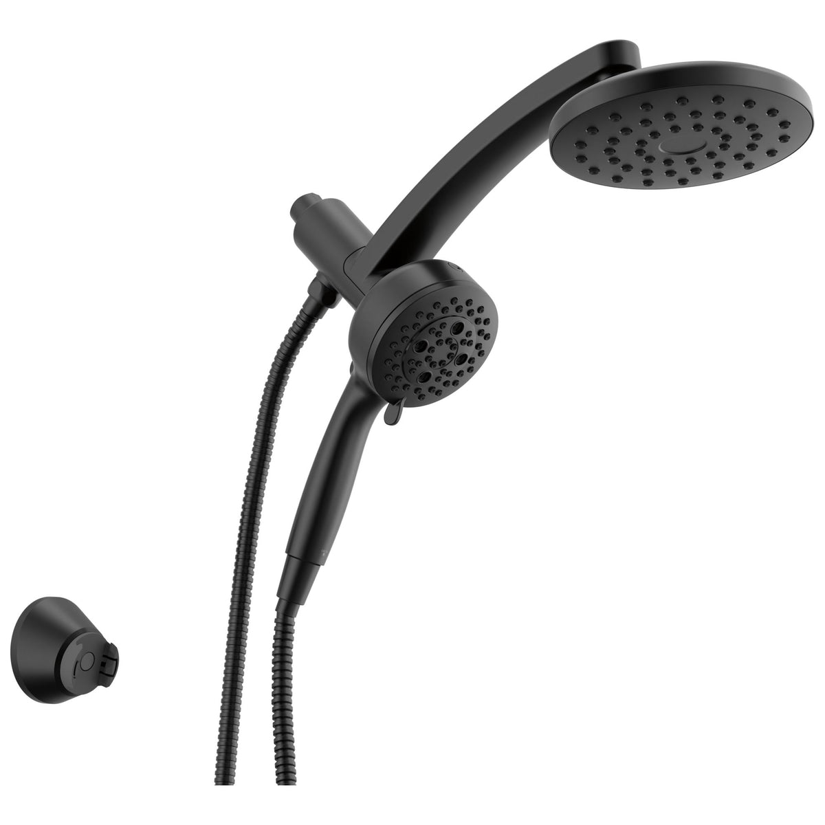 DELTA® 58600-BL25 58600 PivotPro Faucet Shower, 6 Sprays, Wall Mount, 16-7/16 in H Head, Import