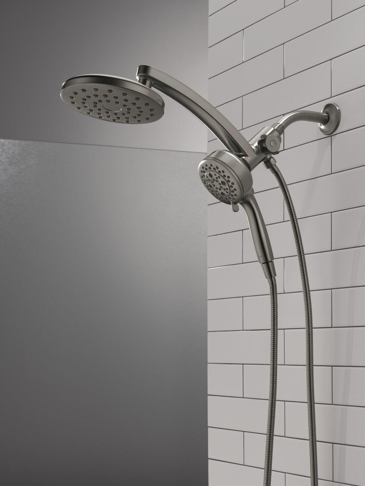 DELTA® 58600-KS-PR 58600 PivotPro Faucet Shower, 6 Sprays, Wall Mount, 16-7/16 in H Head, Import