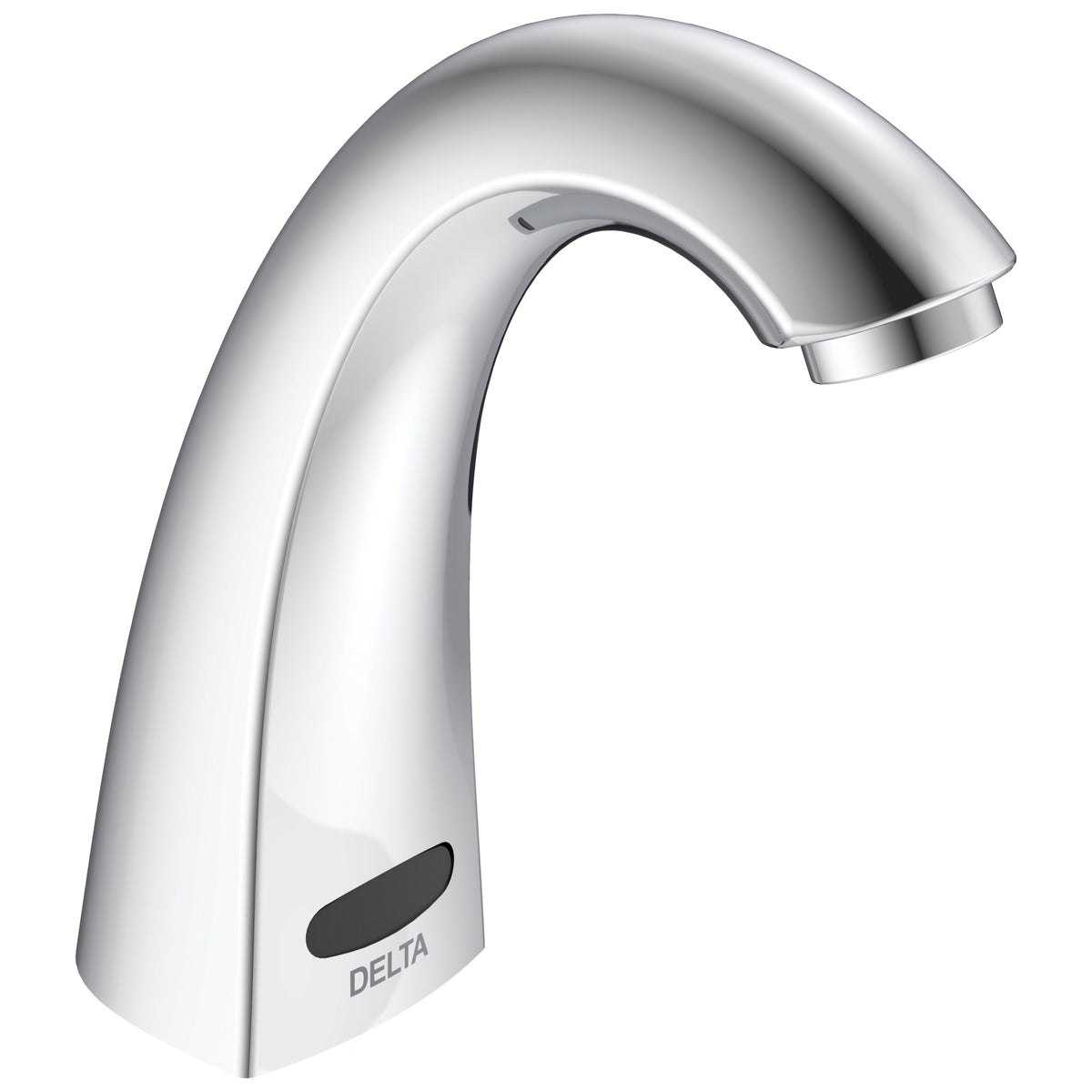DELTA® 590T1120 Electronic Faucet, Commercial, 1.5 gpm Flow Rate, 6.96 in H Spout, 1 Faucet Hole, Polished Chrome, Function: Touchless