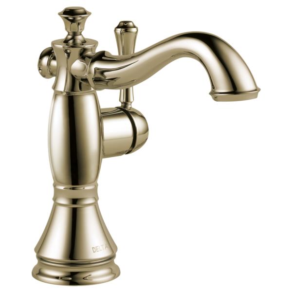 DELTA® Commercial, 1.2 gpm Flow Rate, 5-7/32 in H Spout, 1 Handles, Pop-Up Drain, 1/3 Faucet Holes, Function: Traditional, Cassidy™