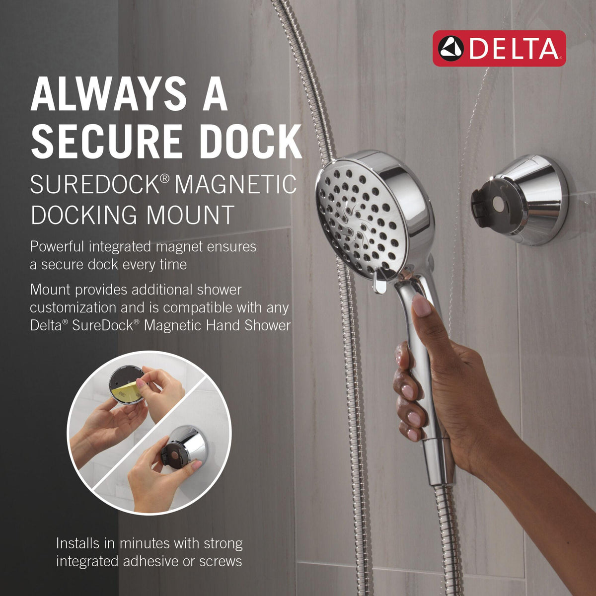 Suredock - 752 Docking Mount - Deck Mount - for Hand Shower