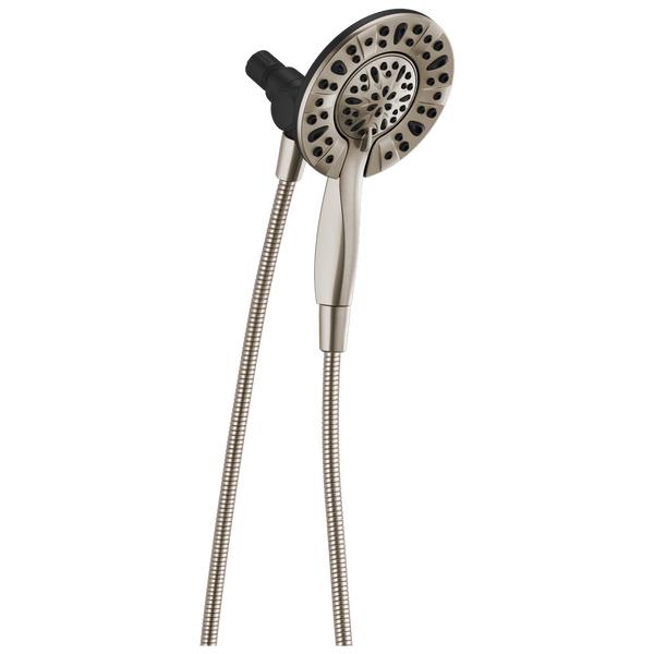 DELTA® 75491SN Universal Showering Components Multi-Function Showerhead, 1.75 gpm Max Flow, 4 Sprays, Wall Mounting, Import