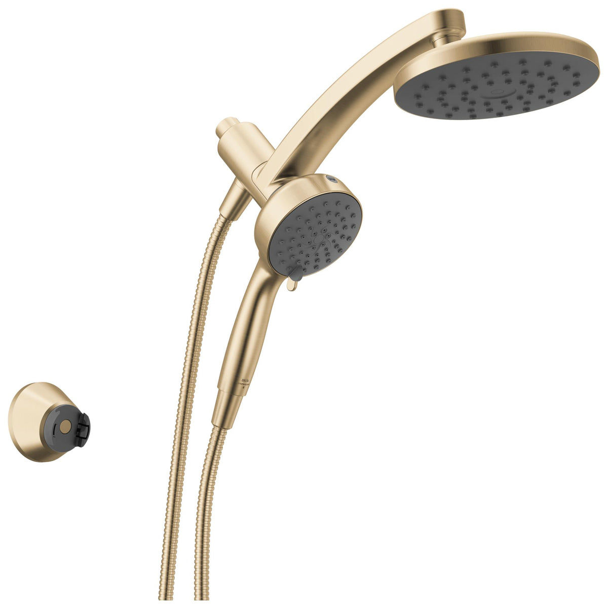 DELTA® 75648CZ 756 PivotPro Faucet Shower, 6 Sprays, Wall Mount, 16-7/16 in H Head, Import