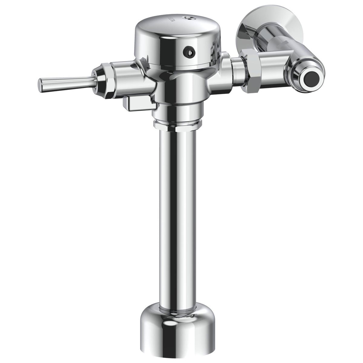 Commercial 81T201-542 Teck® Exposed Manual Flush Valve, 1.1 gpm, 1-1/2 in Spud, Polished Chrome, Import