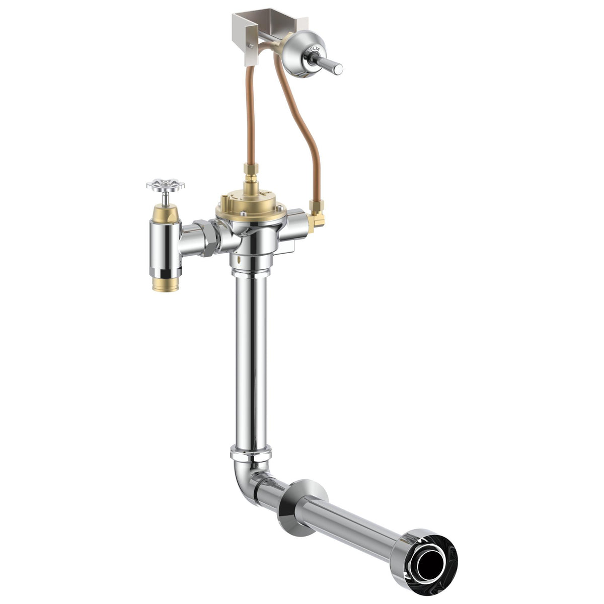 83T - Concealed Manual Flush Valve - Brass