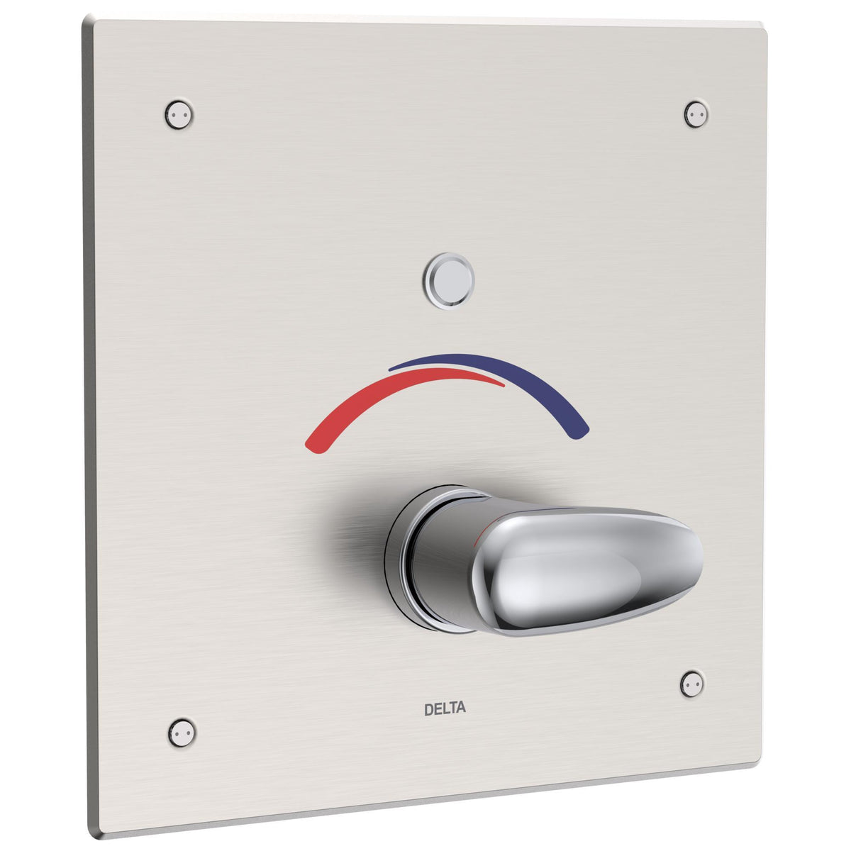 Commercial 860T107 Hardwire Operated Pushbutton Electronic Shower System, 2/2.5 gpm Shower, Polished Chrome