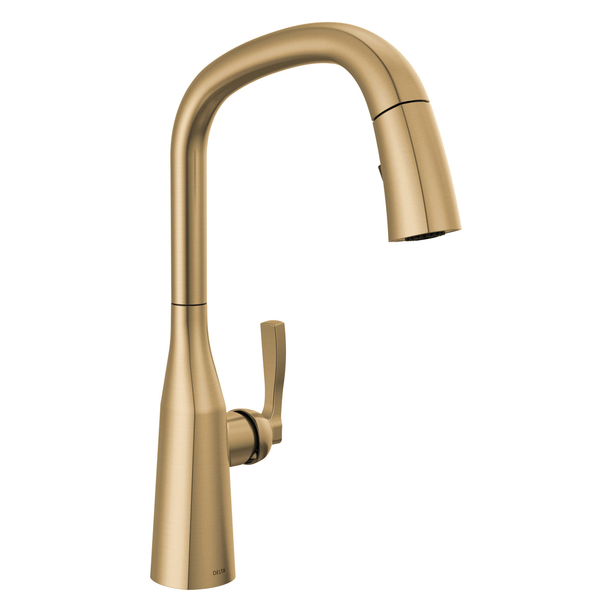 DELTA® 9176-CZ-PR-DST Stryke® Pull-Down Kitchen Faucet, 1.8 gpm Flow Rate, Champagne Bronze, 1 Handles, 1 Faucet Holes, Commercial/Residential