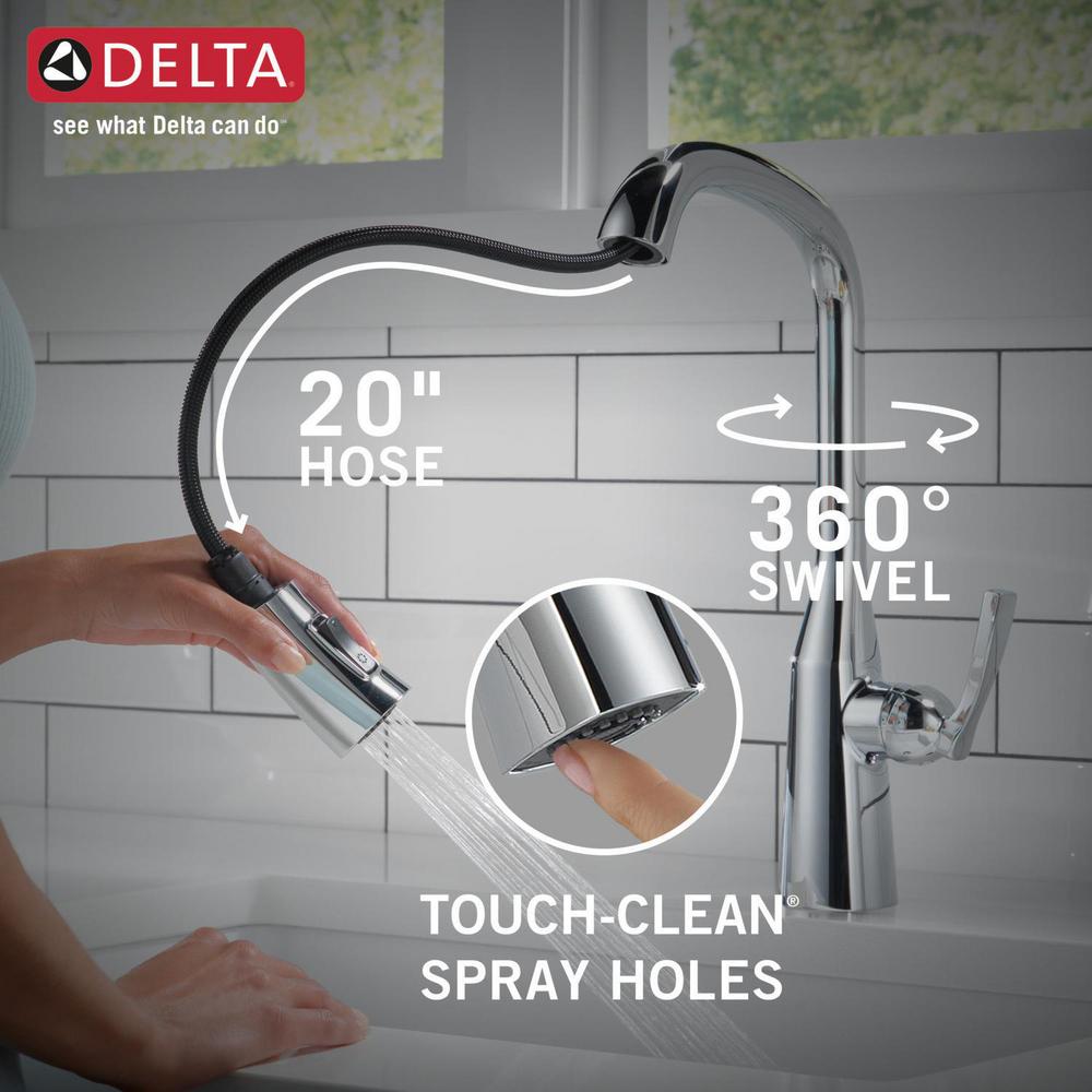 Stryke - Pull-Down Kitchen Faucet - Polished Chrome