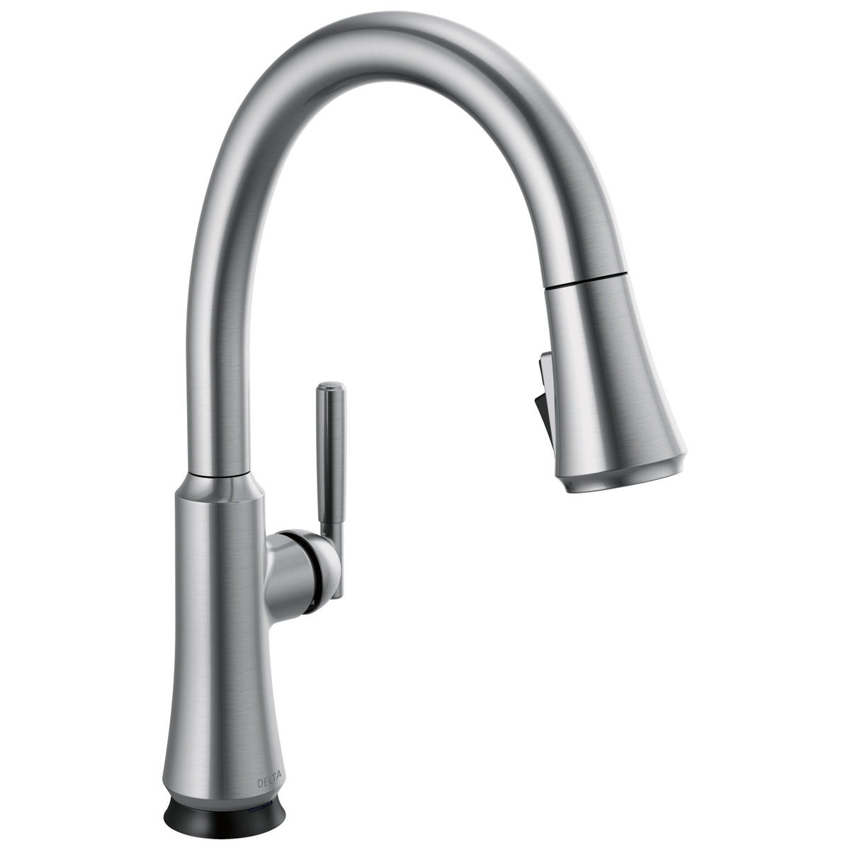 DELTA® 9179TL-AR-DST Coranto™ Touchless Kitchen Faucet, 1.8 gpm Flow Rate, Arctic Stainless, 1 Handles, 1 Faucet Holes