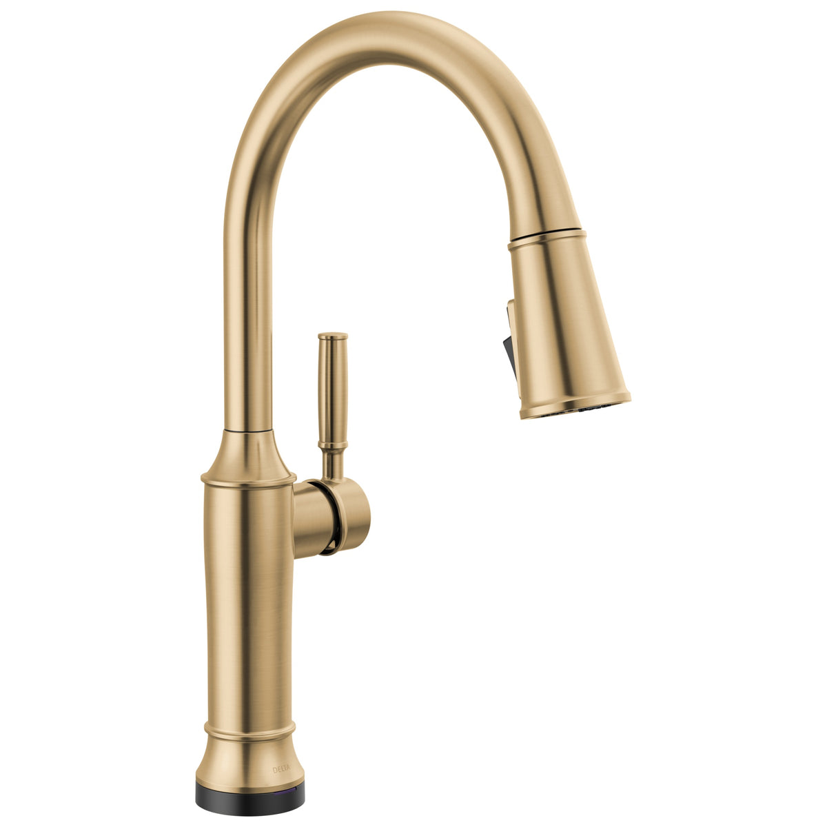 DELTA® 9184TL-CZ-PR-DST Renaldi™ Touchless Kitchen Faucet, 1.8 gpm Flow Rate, Champagne Bronze, 1 Handles, 1 Faucet Holes