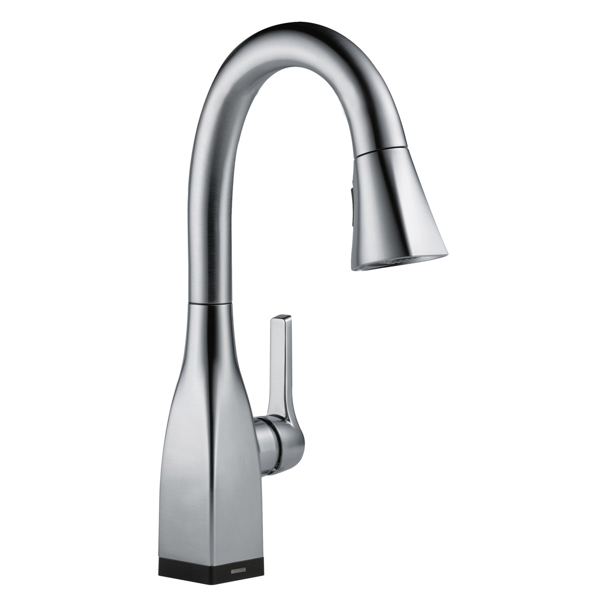 DELTA® 9983T-AR-DST Mateo® Water Efficient Bar/Prep Faucet With Touch2O® Technology, 1.8 gpm Flow Rate, Arctic™ Stainless, 1 Handles, 1/3 Faucet Holes, Function: Traditional