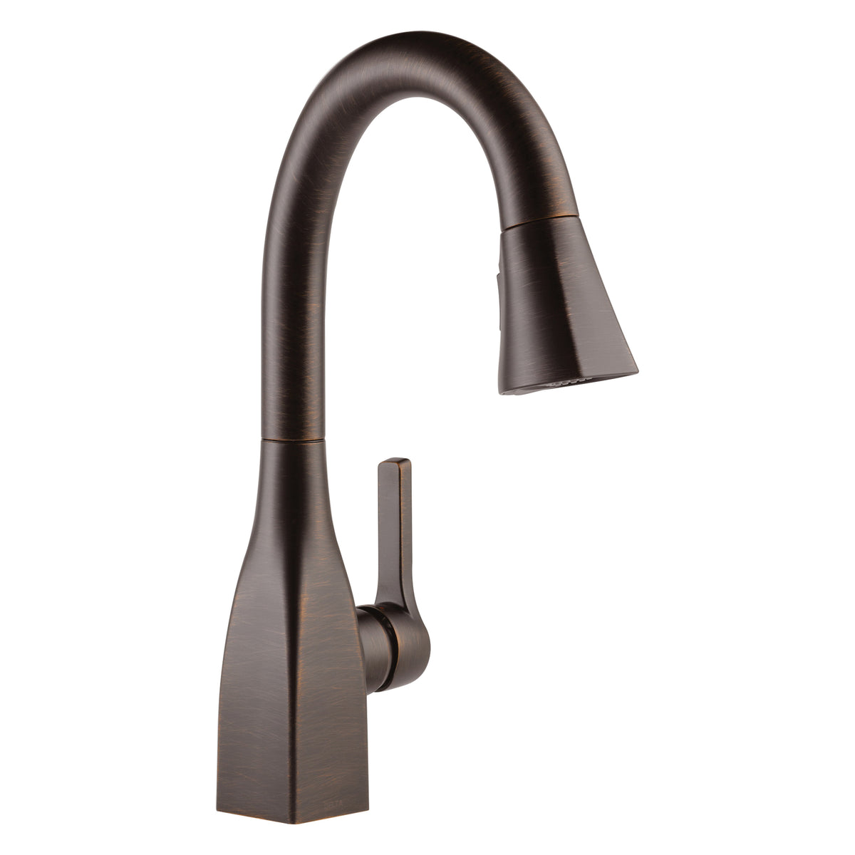 DELTA® 9983-RB-DST Pull-Down Bar/Prep Faucet, Mateo®, Venetian Bronze, 1 Handle, 8 in Center, 1.8 gpm