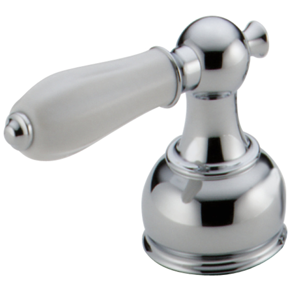 DELTA® Lever Handle With White Accents, For Use With Bidet, Lavatory and Kitchen Faucet, Porcelain, Domestic