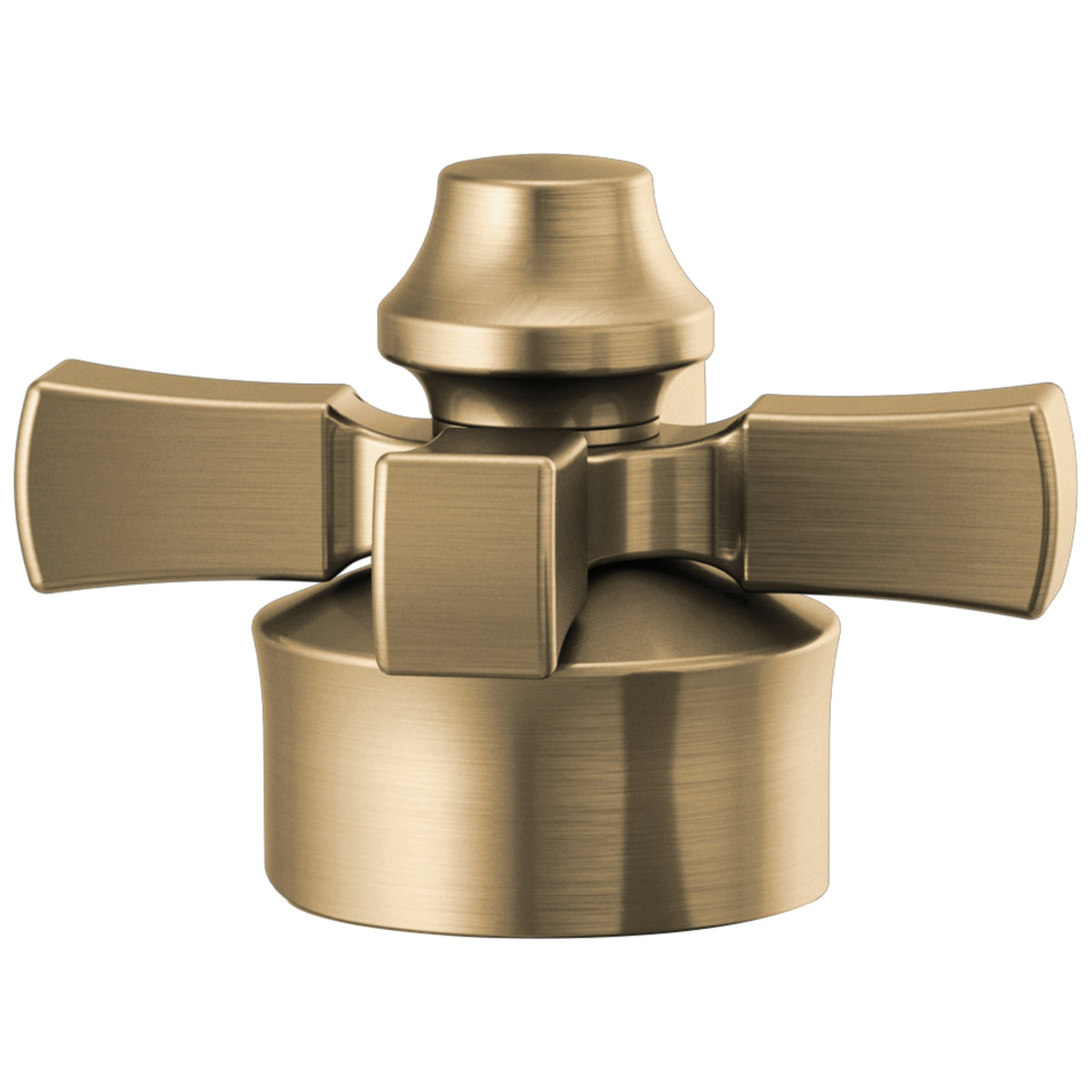 DELTA® Dorval™ Single Cross Handle Kit, For Use With Dorval™ Mid Height Riser and Vessel Riser Bathroom Sink Faucets, Metal, Domestic