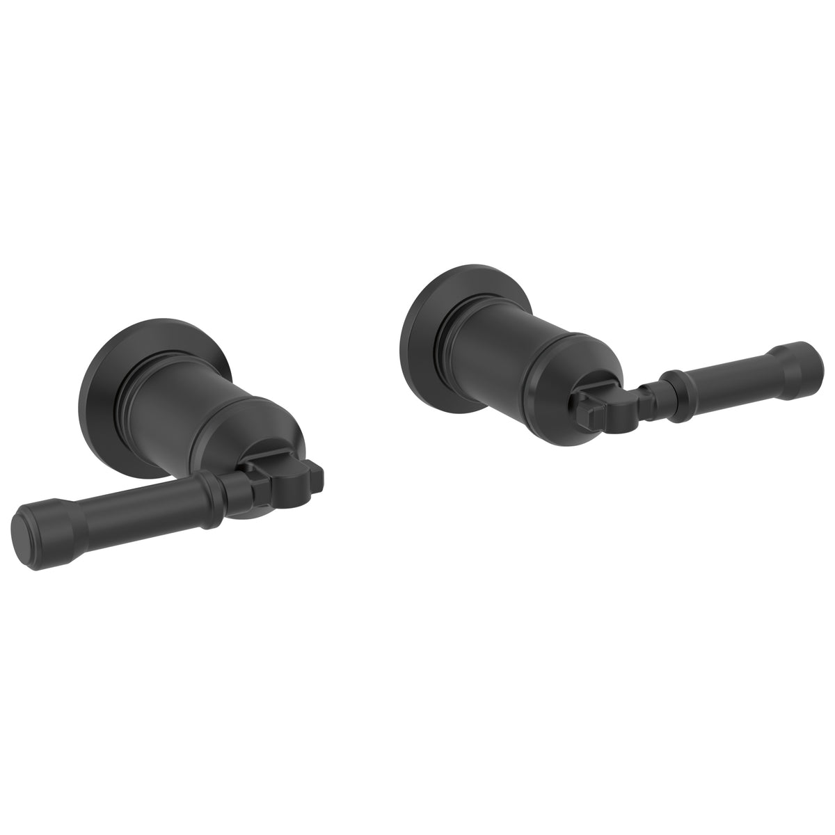 DELTA® H585BL Single Faucet Handle Kit, For Use With Broderick® Bath Collection Wall Mount Bathroom Faucet, Lever Handle, Zinc, Matte Black, Import