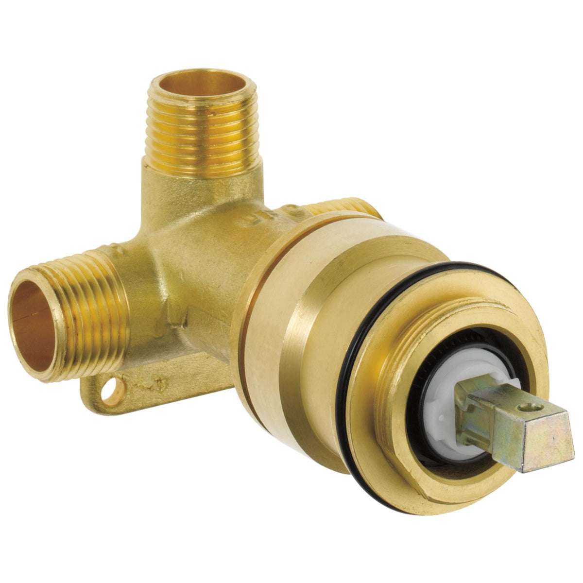 DELTA® R3510-WL Rough-In Valve, 1/2 in Inlet, Forged Brass Body, Import