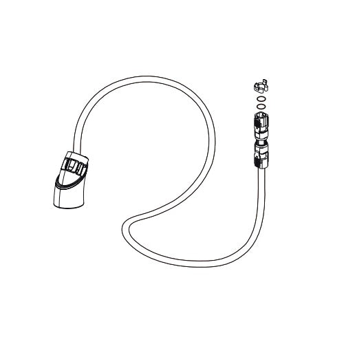 Hose Assembly - 1-1/4" L x 52" H