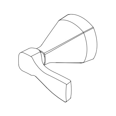 DELTA® RP100333RB Stryke™ Two Lever Handle, For Use With Stryke™ T5776-WL/T57766-WL 2L Wall Mounted Tub Filler, Venetian Bronze, Import