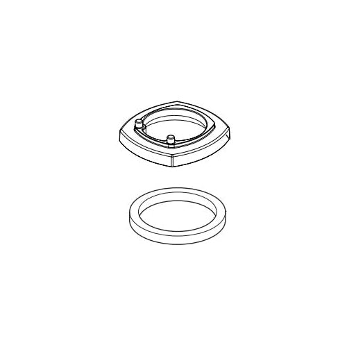 DELTA® RP100359RB Stryke™ 1-Hole Escutcheon, For Use With Stryke™ Model 576-LPU-DST 1-Handle Faucet Less Pop-Up and Stryke™ Model 576-MPU-DST 1-Handle Faucet, 3/8 in H, Venetian Bronze, Import