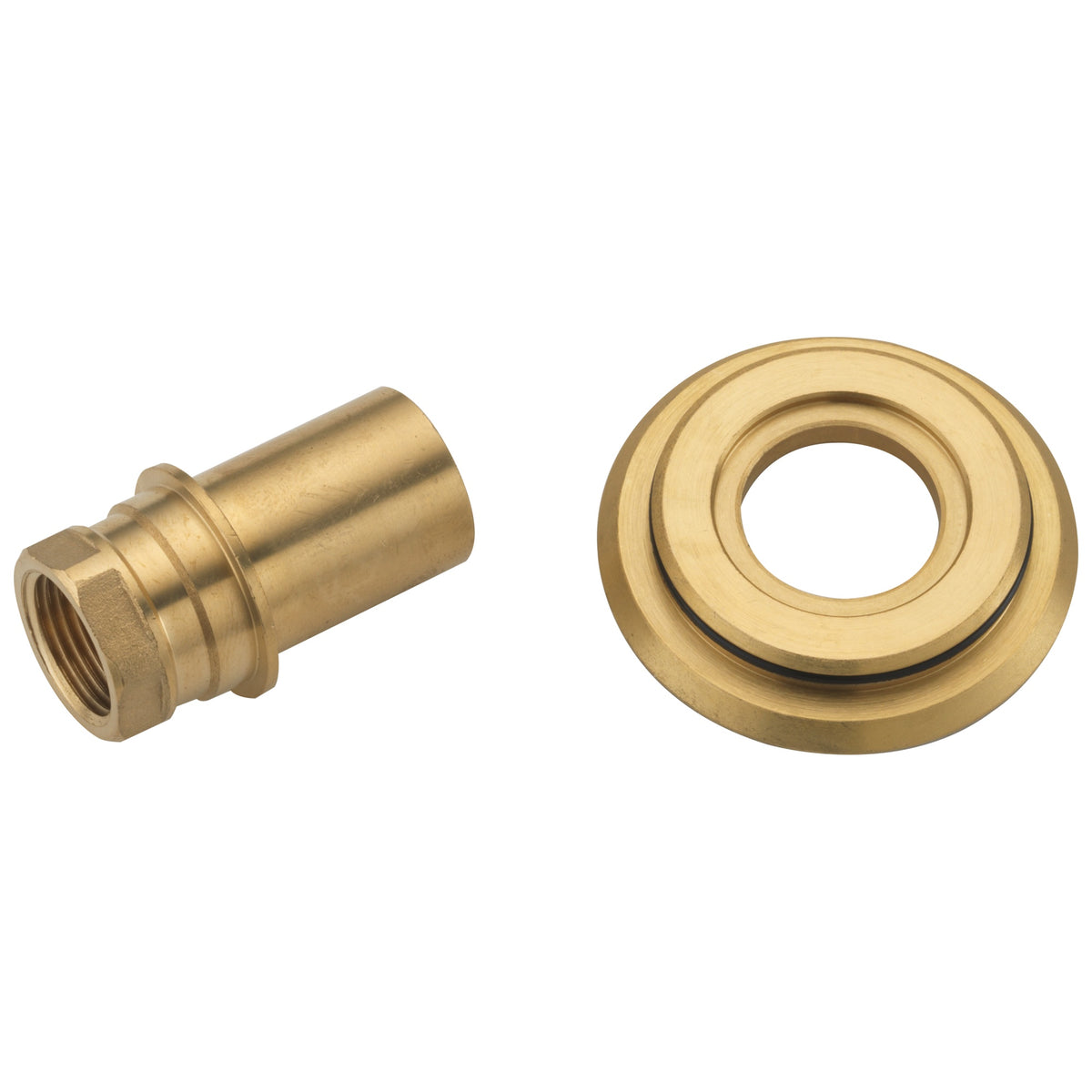 DELTA® RP100457 Modern/Contemporary Spout Flange, For Use With Trinsic® T5759-WL Wall Mount Tub Filler, Brass, Import