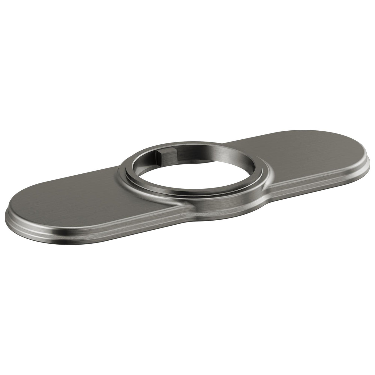 DELTA® Broderick™ True Bar Escutcheon and Gasket Kit, For Use With Broderick™ 1990LFC True Bar Kitchen Faucet, 2.38 in L x 6 in W x 0.38 in H, Domestic