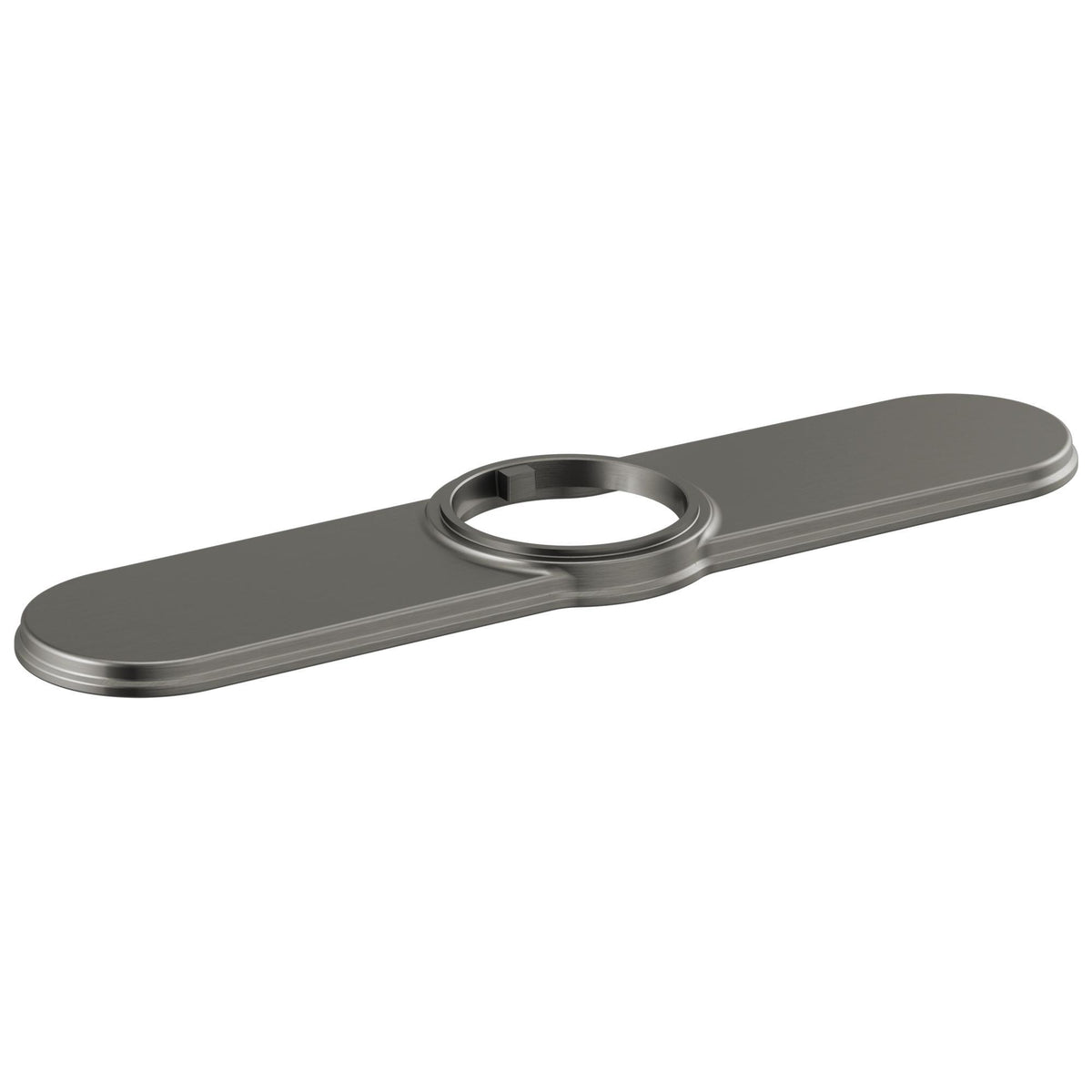 DELTA® Broderick™ Escutcheon Assembly, For Use With Broderick™ 9690-DST 1-Handle Pulldown Kitchen Faucet With Spring Spout and Broderick™ 9690T-DST 1-Handle Pulldown Kitchen Faucet Spring Spout with Touch2O Technology, 2.63 in L x 10-1/4 in W