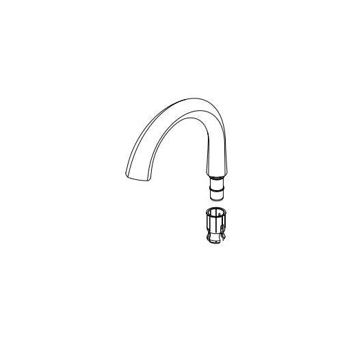 DELTA® Emmeline™ Bar/Prep Spout Assembly, For Use With Emmeline™ Model 9182T-DST and 9982T-DST 1-Handle Pull-Down Kitchen Faucet, Import