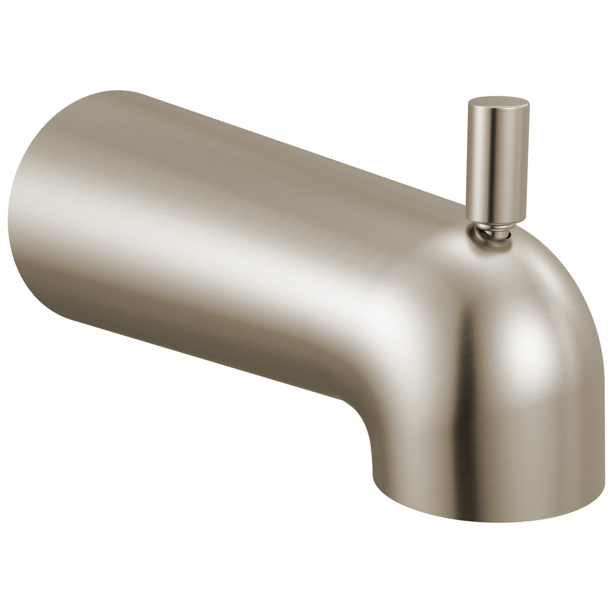 DELTA® RP101845SS Modern™ Integrated Pull-Up Diverter Tub Spout, For Use With Modern™ Model T14X59 Tub and Shower, Zinc, Stainless, Import