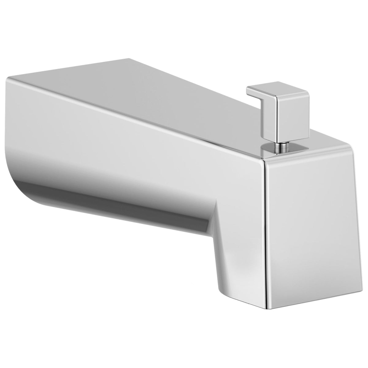 Modern Integrated Pull-Up Diverter Tub Spout - Zinc