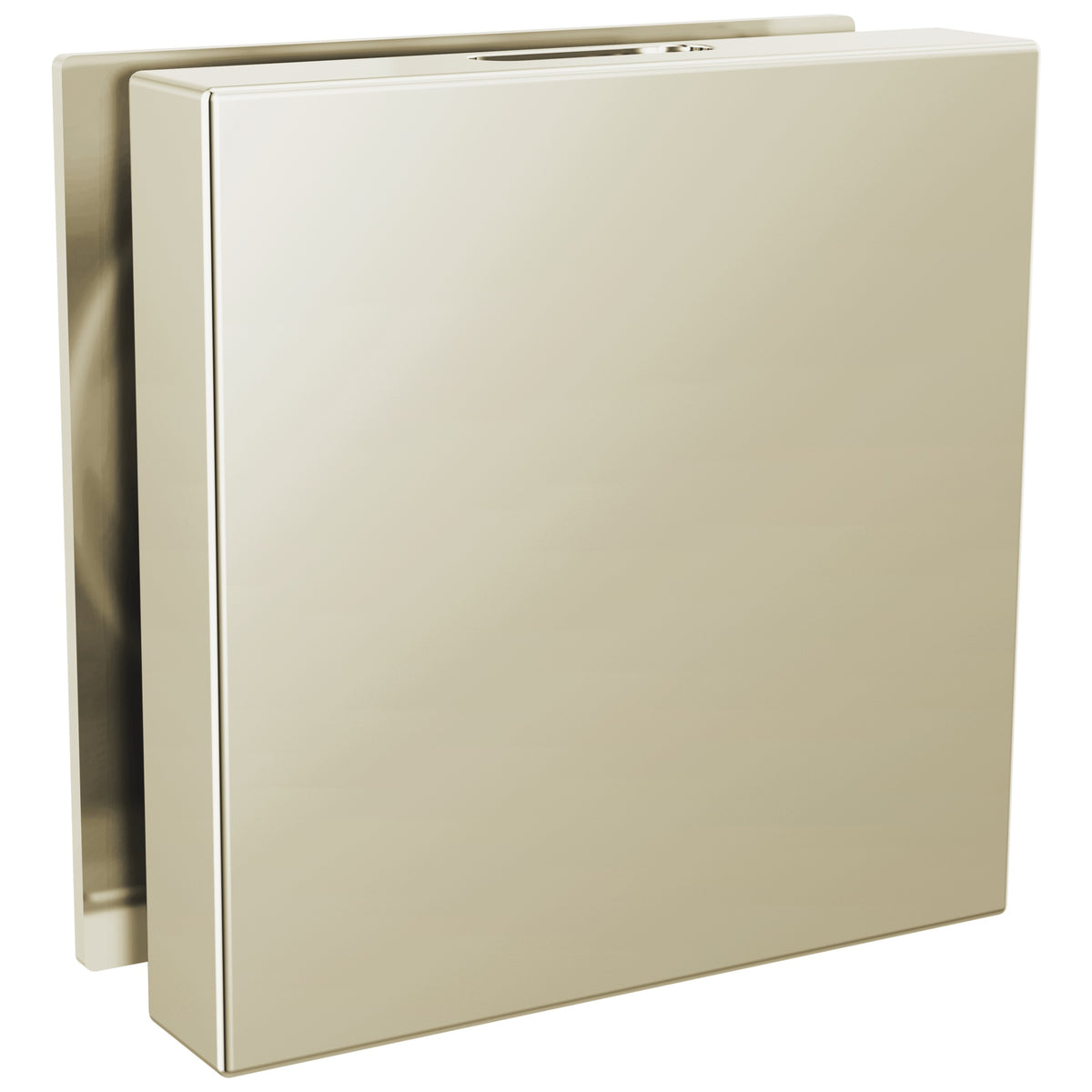 Contemporary Square Steam Head - Lumicoat Polished Nickel