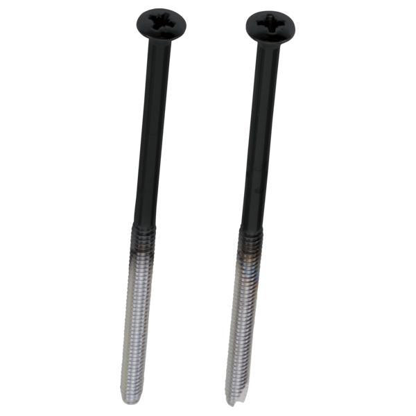 Extra Long Escutcheon Trim Screw - Matte Black