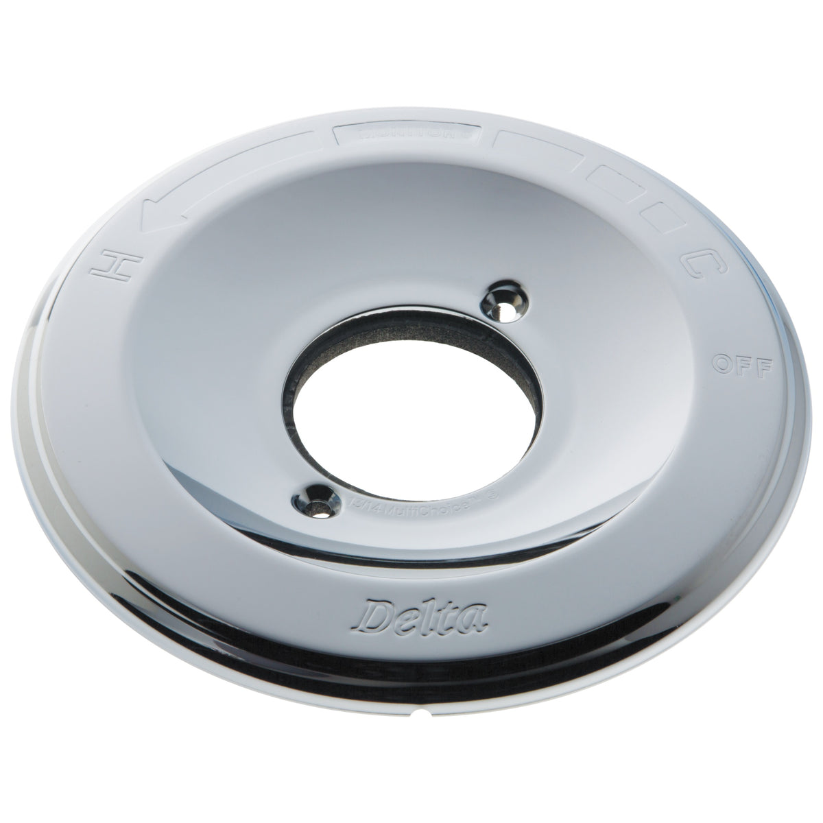 DELTA® RP19809 Escutcheon, For Use With 1300 and 1400 Series Single Handle Monitor® Bath Valves, Polished Chrome