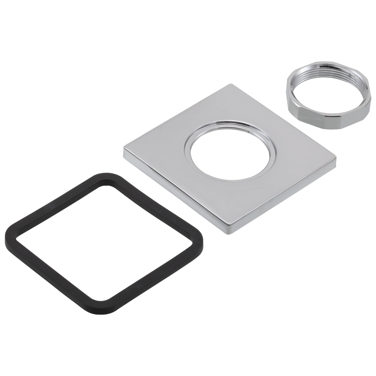 Arzo - Handle Base and Gasket - Polished Chrome