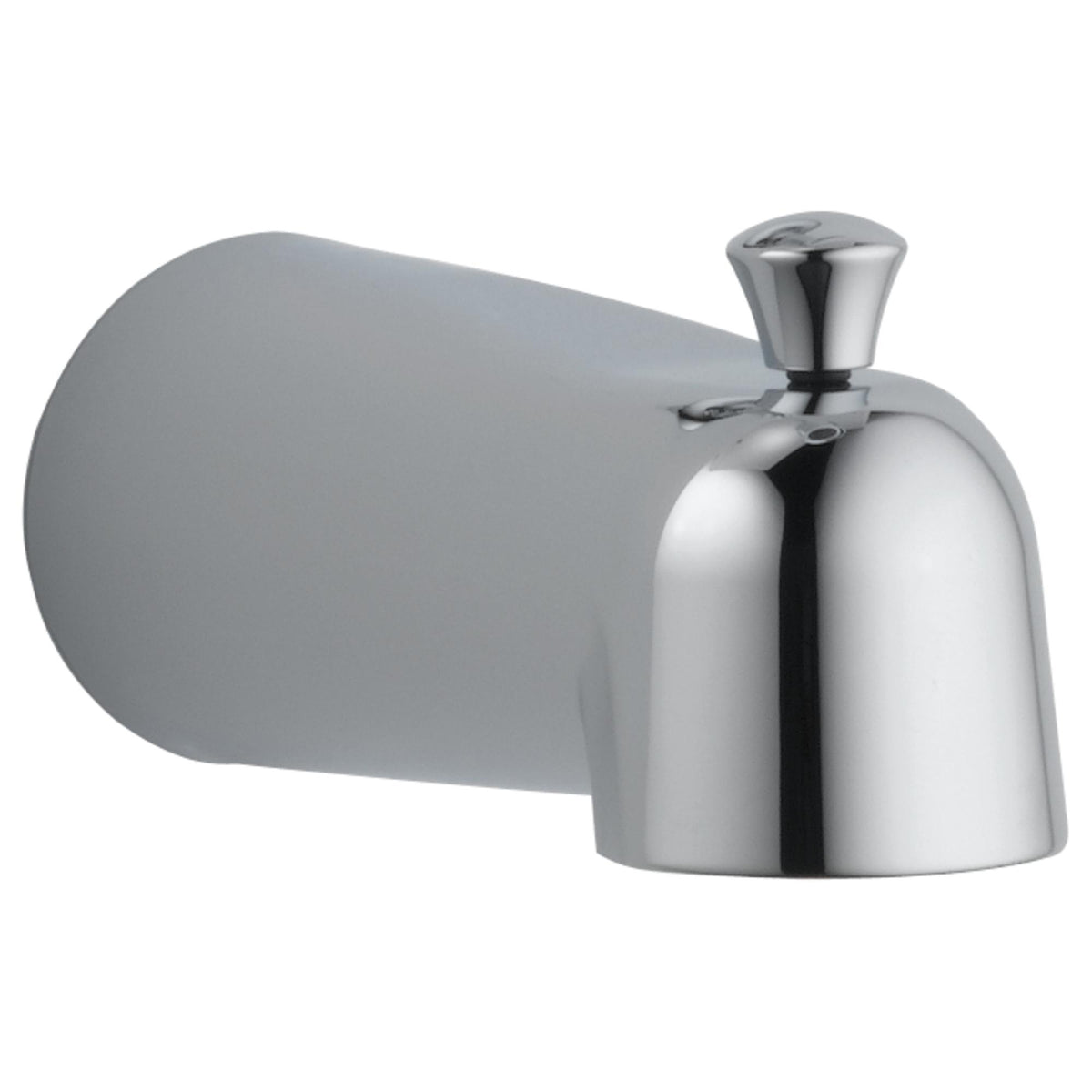 DELTA® RP48718 Tub Spout With Pull-Up Diverter, 1/2 in, For Use With Rizu® T14082 Monitor® 14 Series Valve Trim, 6 in Spout Reach, Metal, Polished Chrome, Import