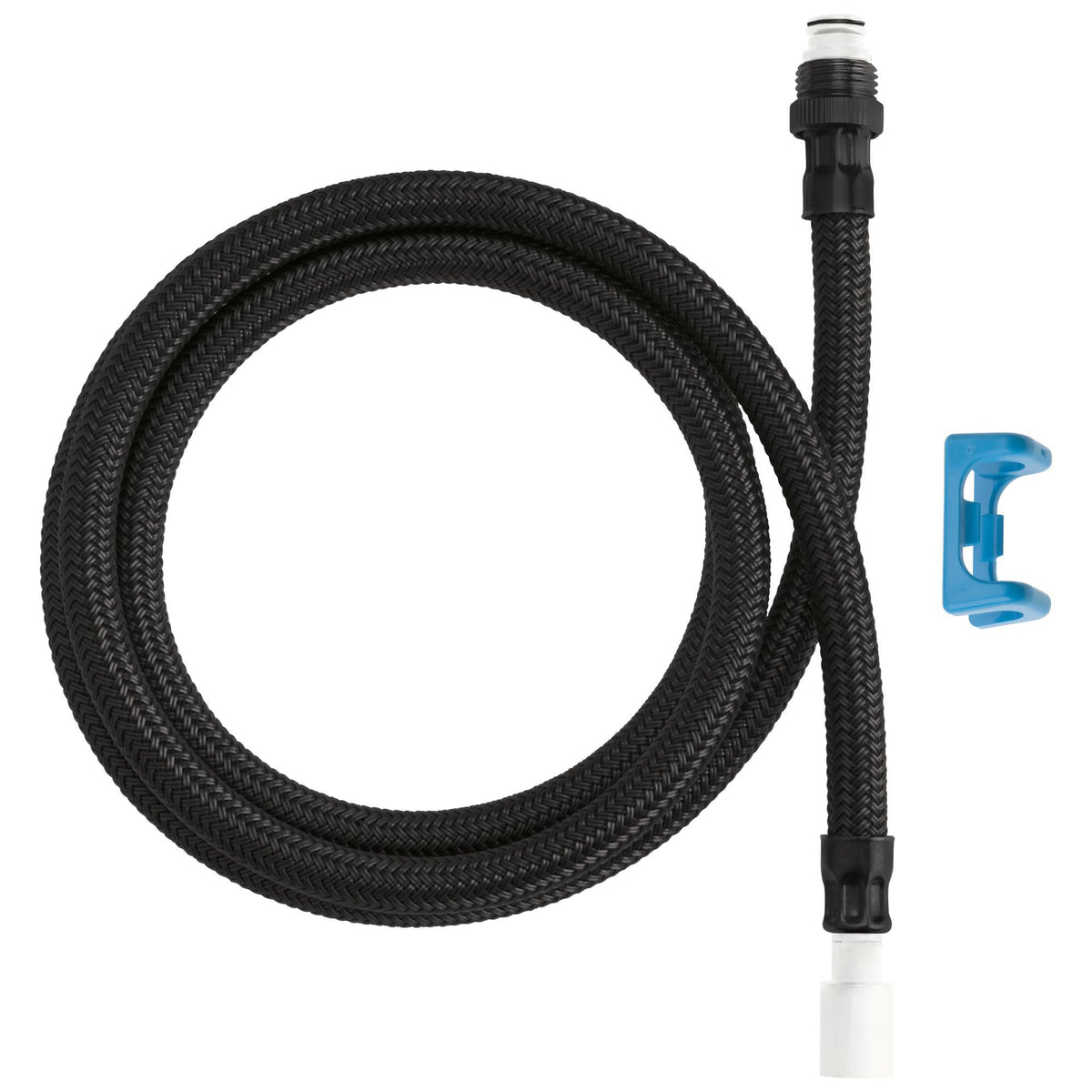 DELTA® RP50390 Quick-Connect Hose, For Use With Leland® 978-DST 1-Handle Pull Down Kitchen Faucet, Plastic Chrome Plated Spray Head, Vinyl 59 in L Spray Hose, Import