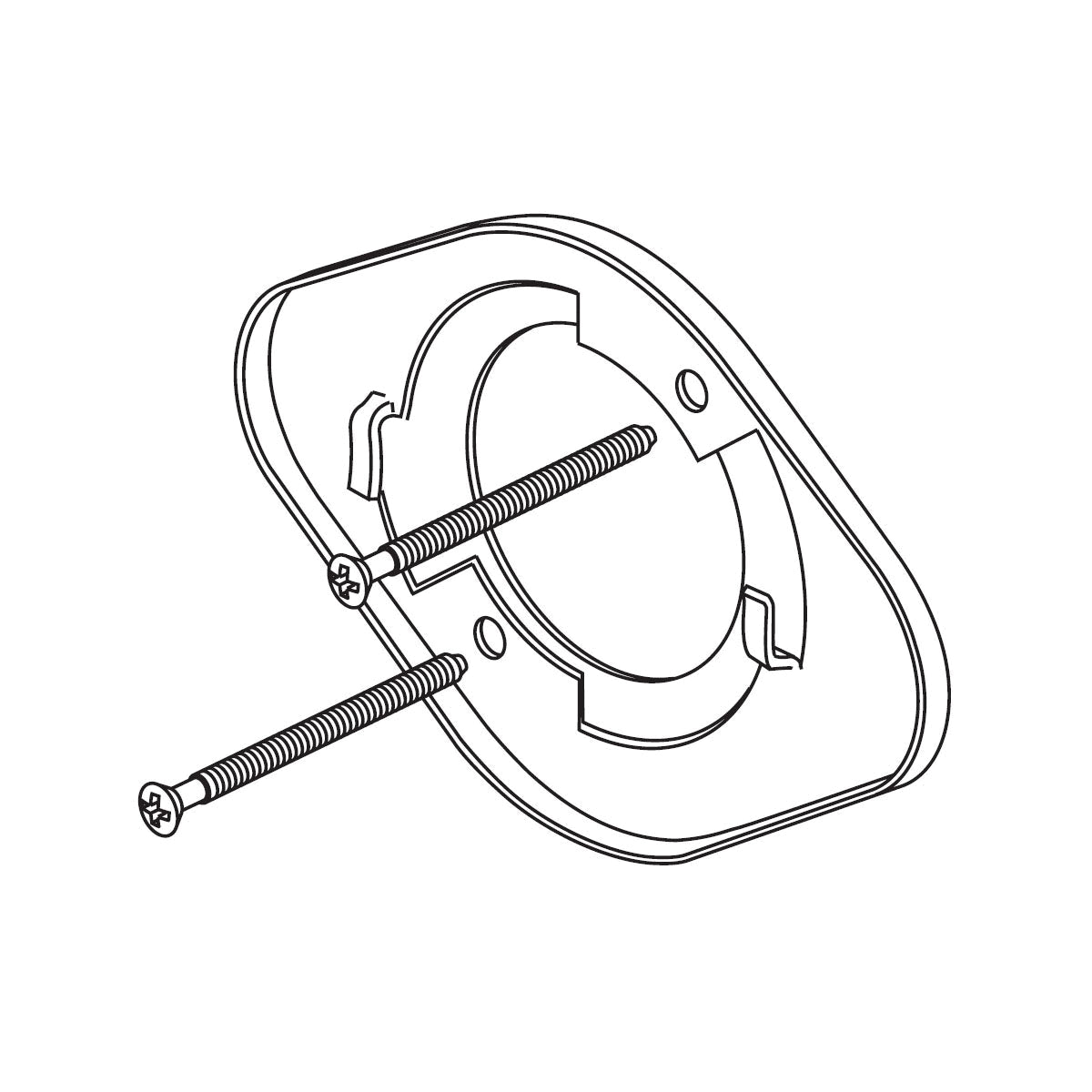 Bracket and Screw - Brass