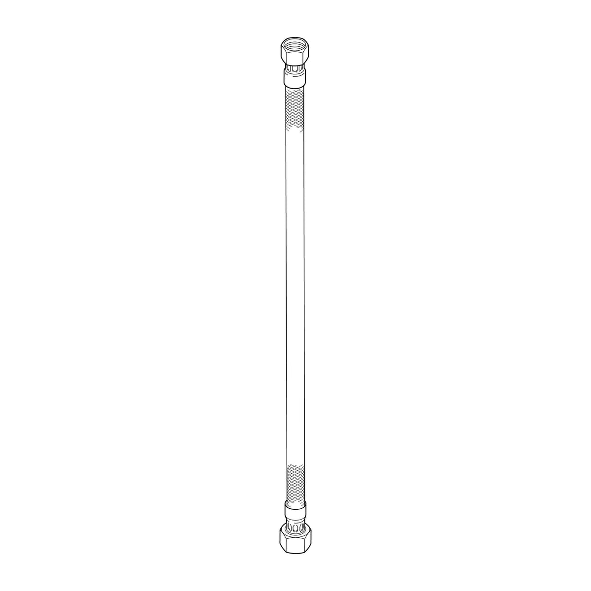 DELTA® RP54533 Bidet Faucet Hose, 12 in L, Import