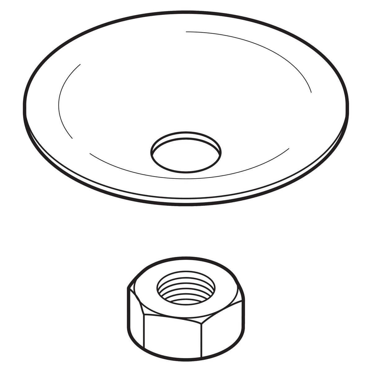 DELTA® RP6001 Washer and Nut