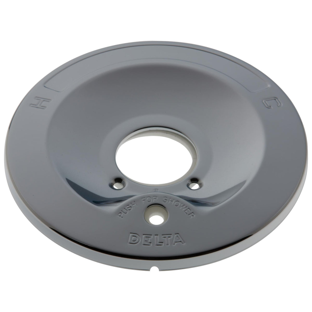 DELTA® RP6046 Escutcheon, For Use With Series 600 1-Handle Tub and Shower, Metal, Polished Chrome