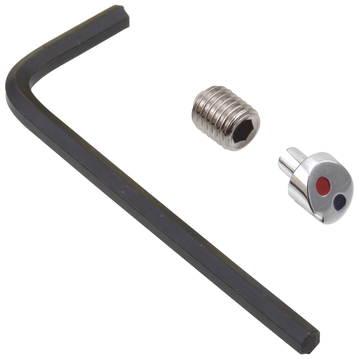 DELTA® RP62776 Linden Set Screw and Handle Button, Polished Chrome, Import