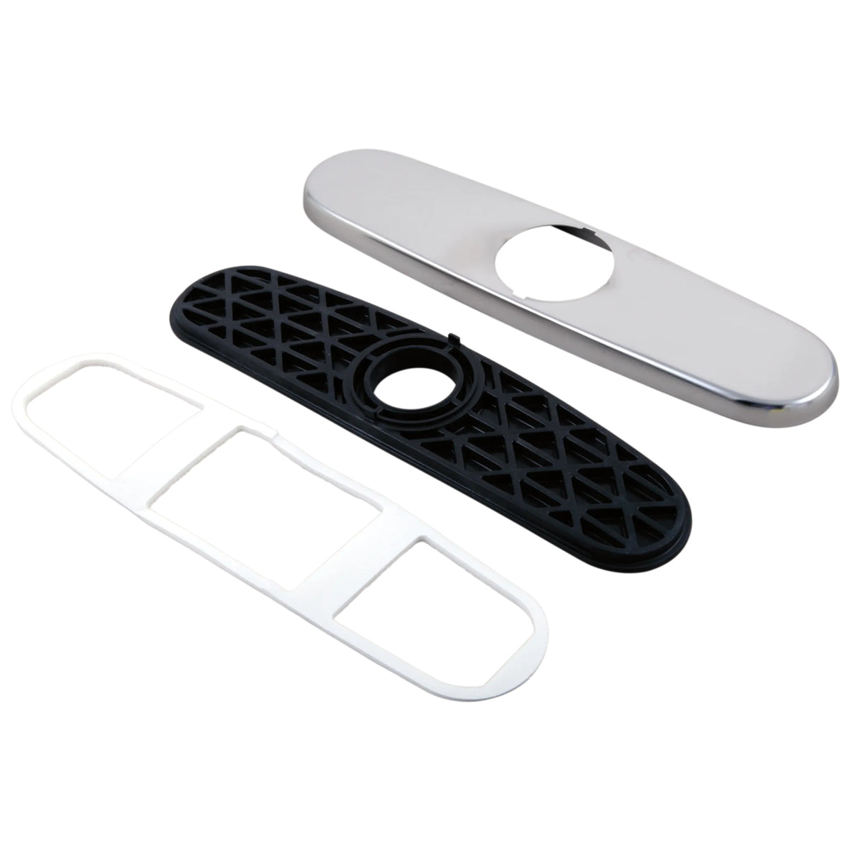 DELTA® RP64472AR Escutcheon/Base and Gasket, Arctic™ Stainless Steel, Import