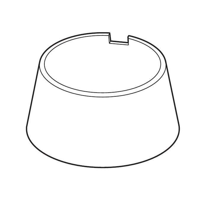 DELTA® RP64877 Beverage Air Gap Escutcheon, Polished Chrome, Import