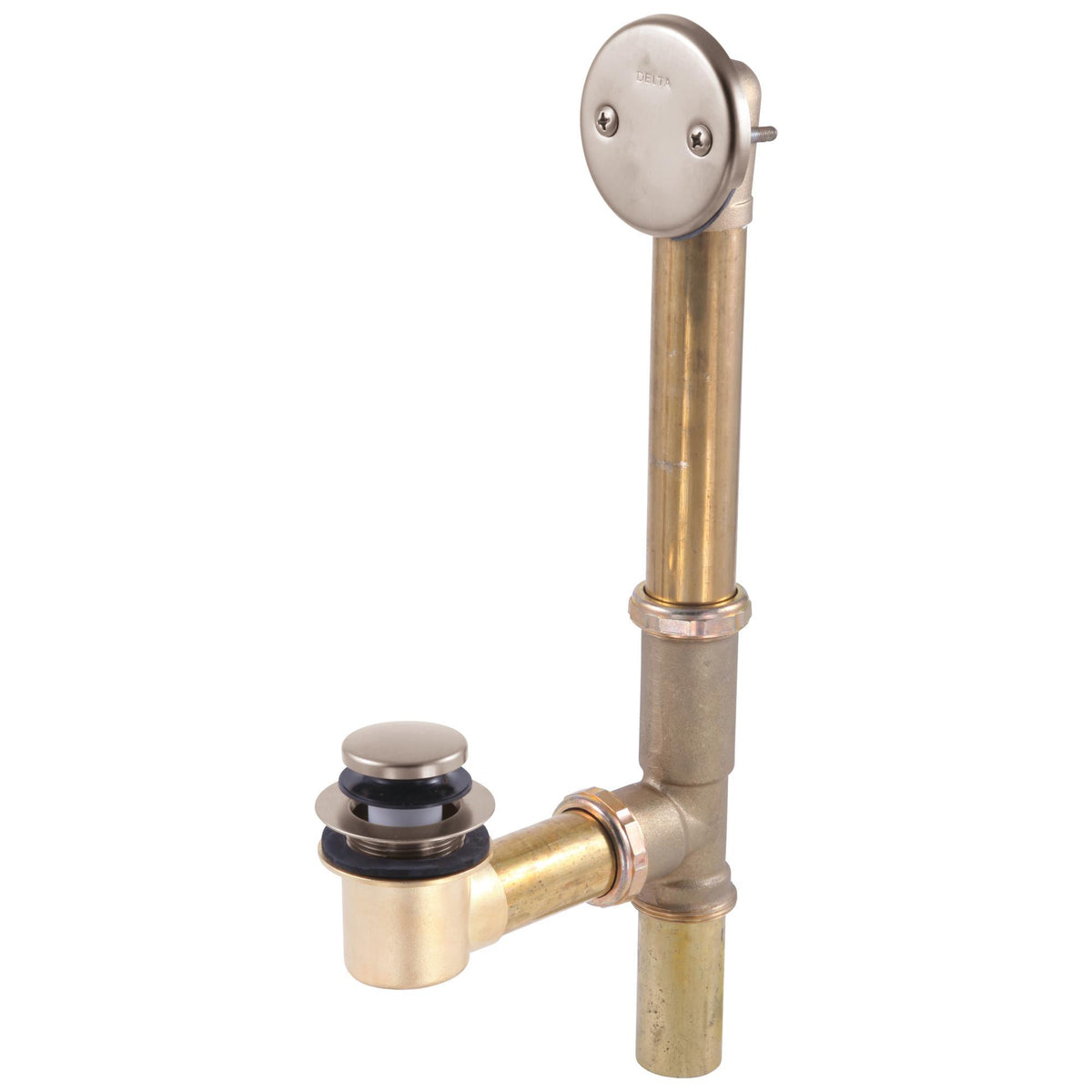 DELTA® RP693SS Bath Waste Assembly With Toe Operated Drain, Brilliance® Stainless