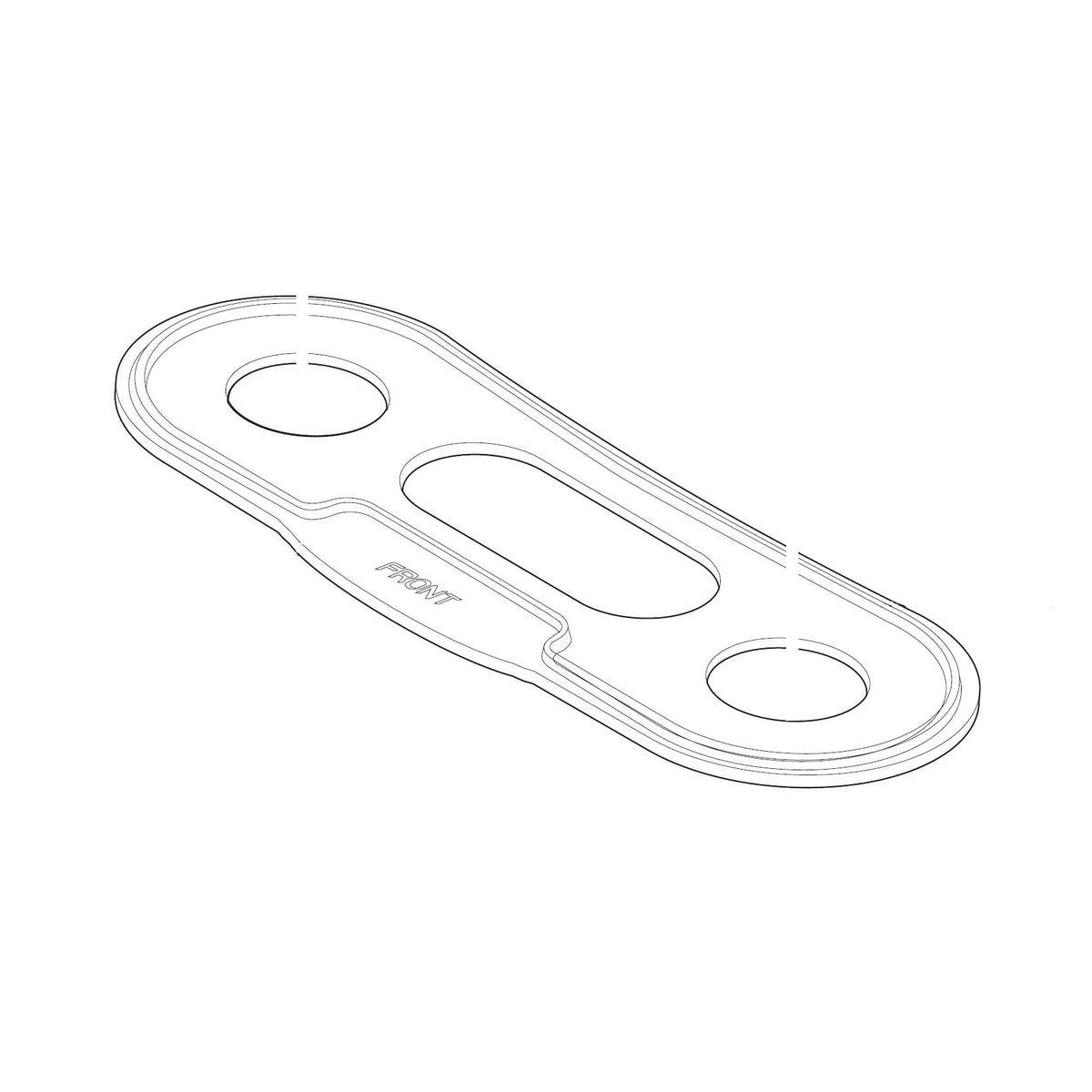 DELTA® RP70542 Classic Centerset Gasket, For Use With 2500LF Series 2-Handle Centerset Lavatory Faucet, Residential