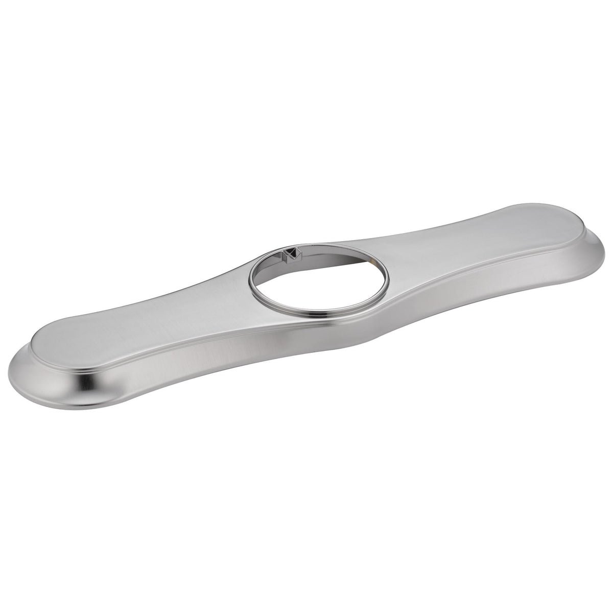 DELTA® RP71545ARPR Escutcheon, For Use With Cassidy Kitchen Collection, 2.25 in L x 10.25 in W x 0.5 in H, Lumicoat Arctic Stainless, Import