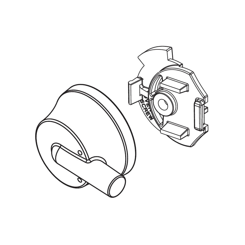 DELTA® RP73378RB 17 Series Trinsic® Single Temperature Knob and Cover, For Use With Model T17059/T17259 and T17459 Shower Trim, Metal, Venetian Bronze, Import