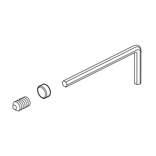 DELTA® RP75499BL Spout Screw and Button, Ara™, For Use With Ara™ T2767 Roman Tub Trim, Import