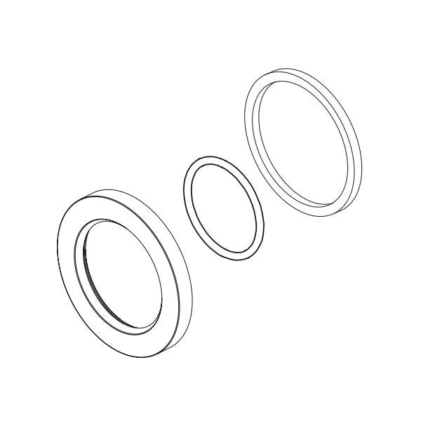 DELTA® RP82137BL Trinsic® Handle Flange/Gasket/O-Ring, For Use With Trinsic® T3559LF-WL 1-Handle Wall Mount Lavatory Faucet Trim, Matte Black, Import