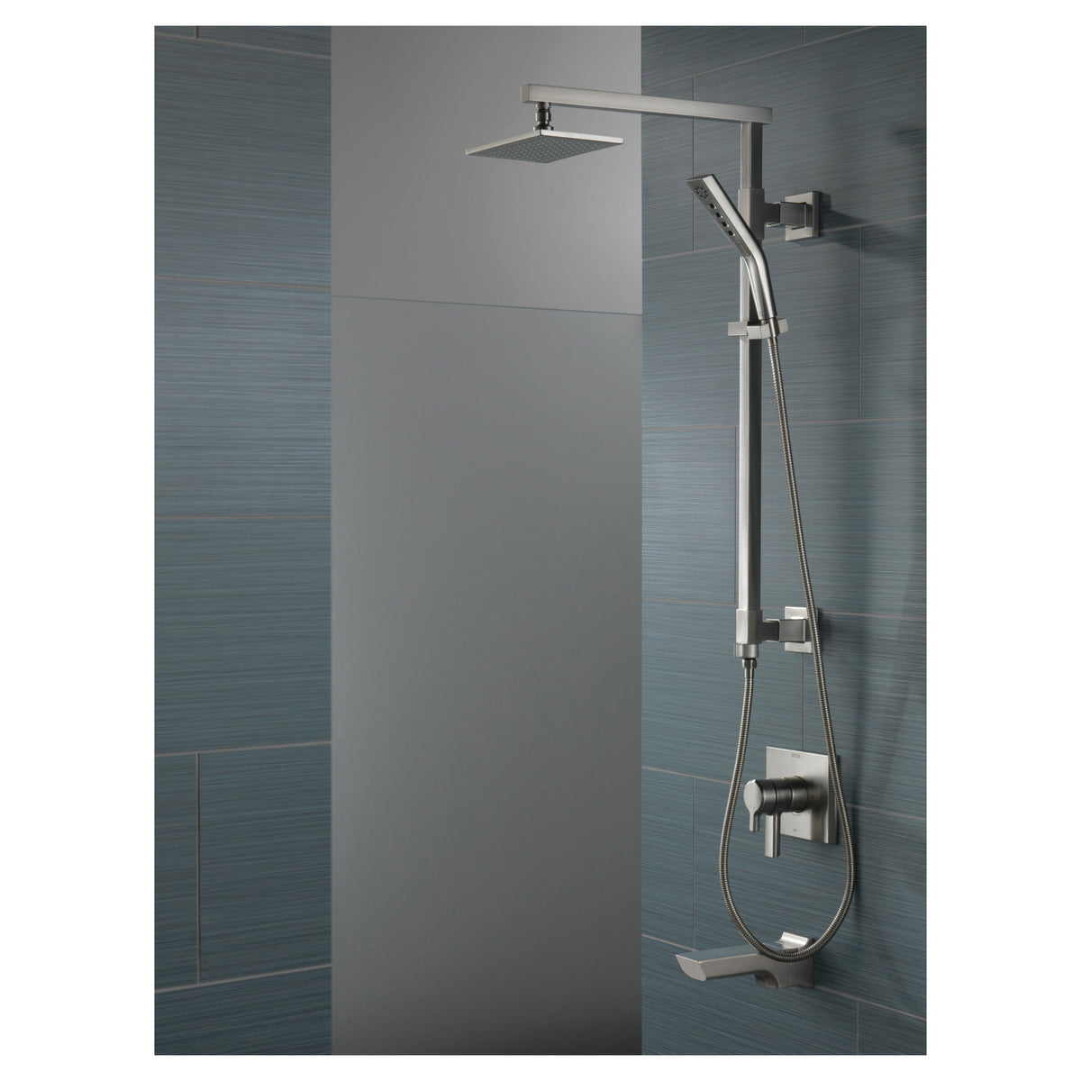 Raincan Universal Showerhead - 2.5 GPM Max Flow - 1 Sprays